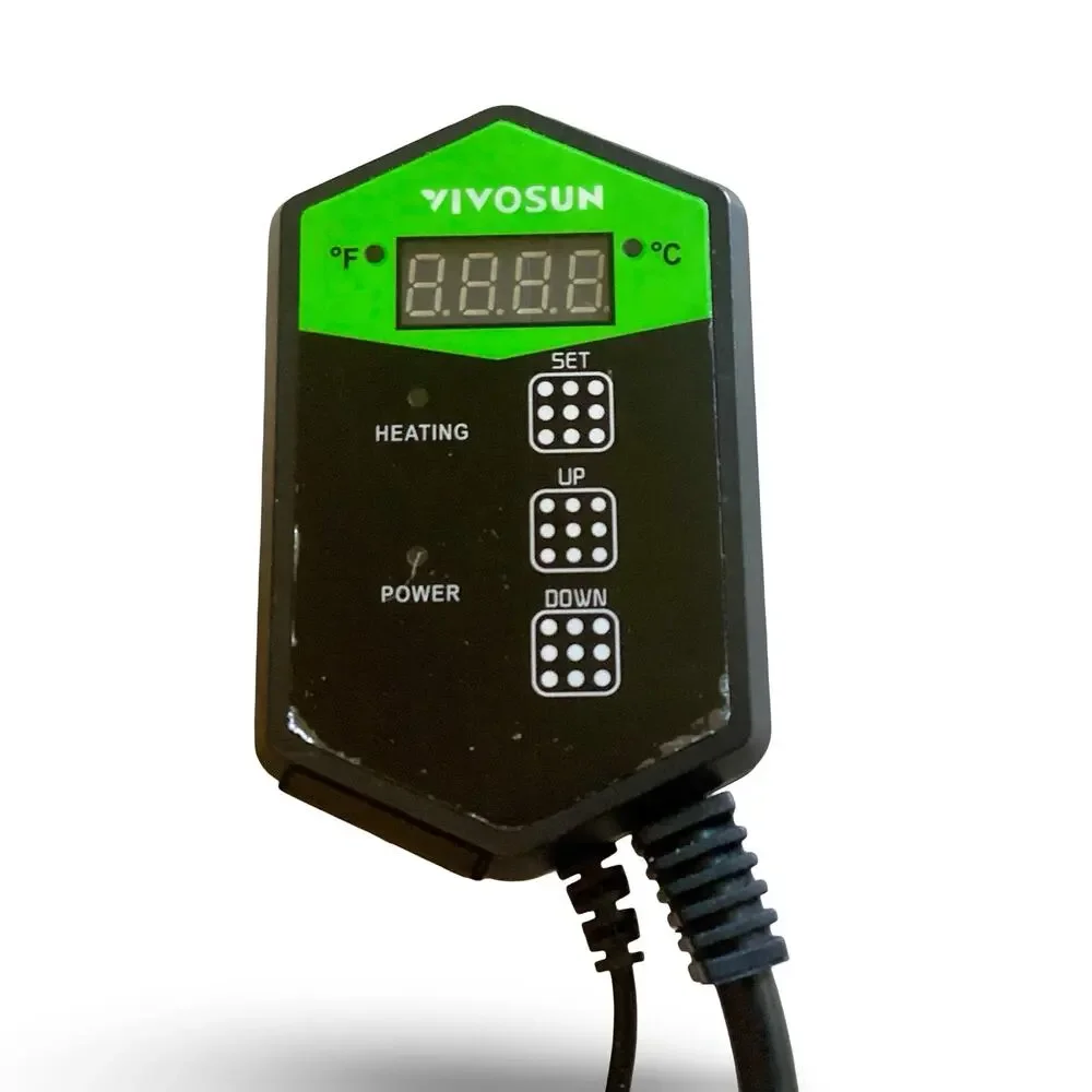 VIVOSUN Reptile Thermostat with 6x8 Inch Heating Pad